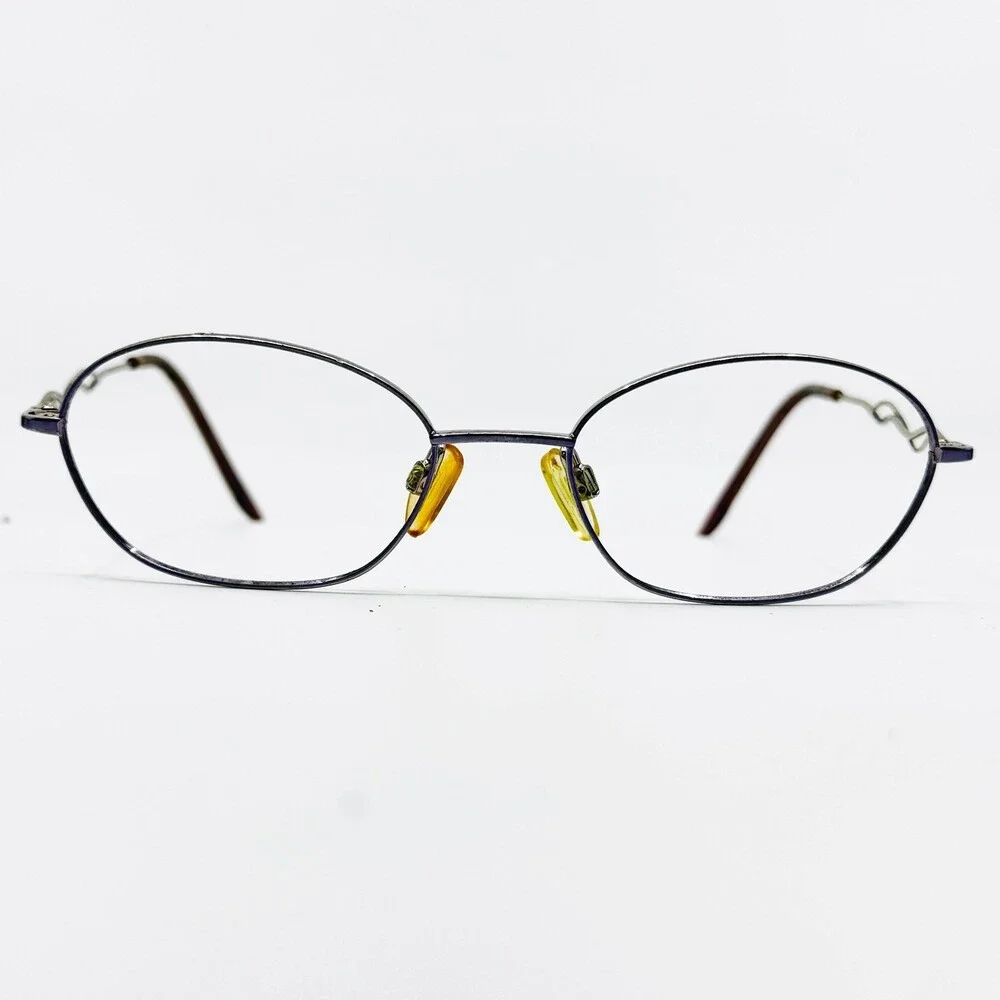 Charmant Eyeglass Frames Womens Purple Wavy Temple AR18415 51-18-135